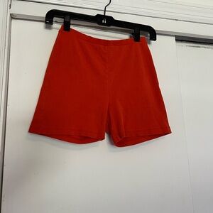 ASOS Collusion - Women's Tomato Red Micro Shorts stretch